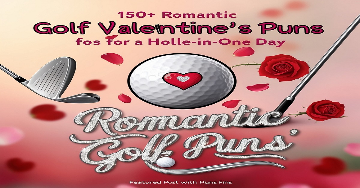 150+ Romantic Golf Valentine's Puns