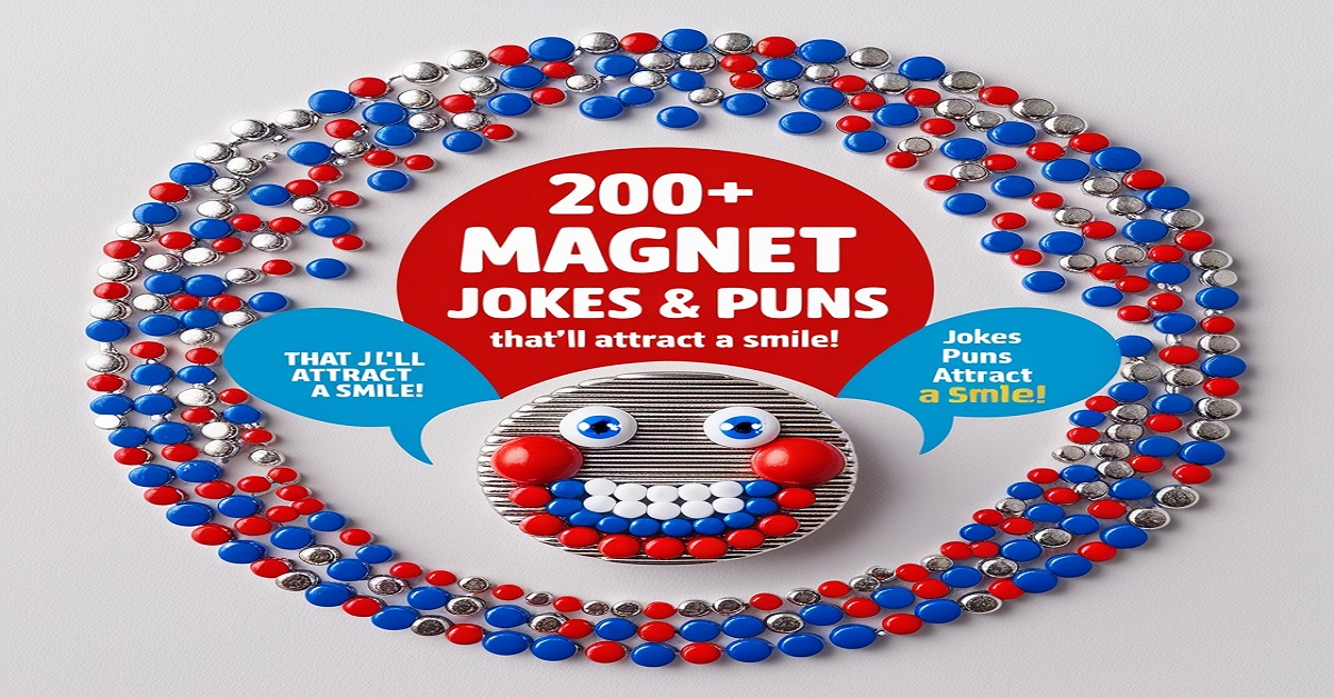 200+ Magnet Jokes & Puns That'll Attract a Smile!