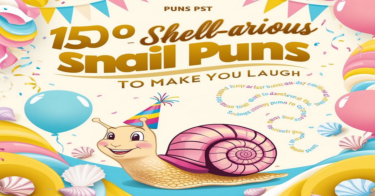 150+ Shell-arious Snail Puns to Make You Laugh