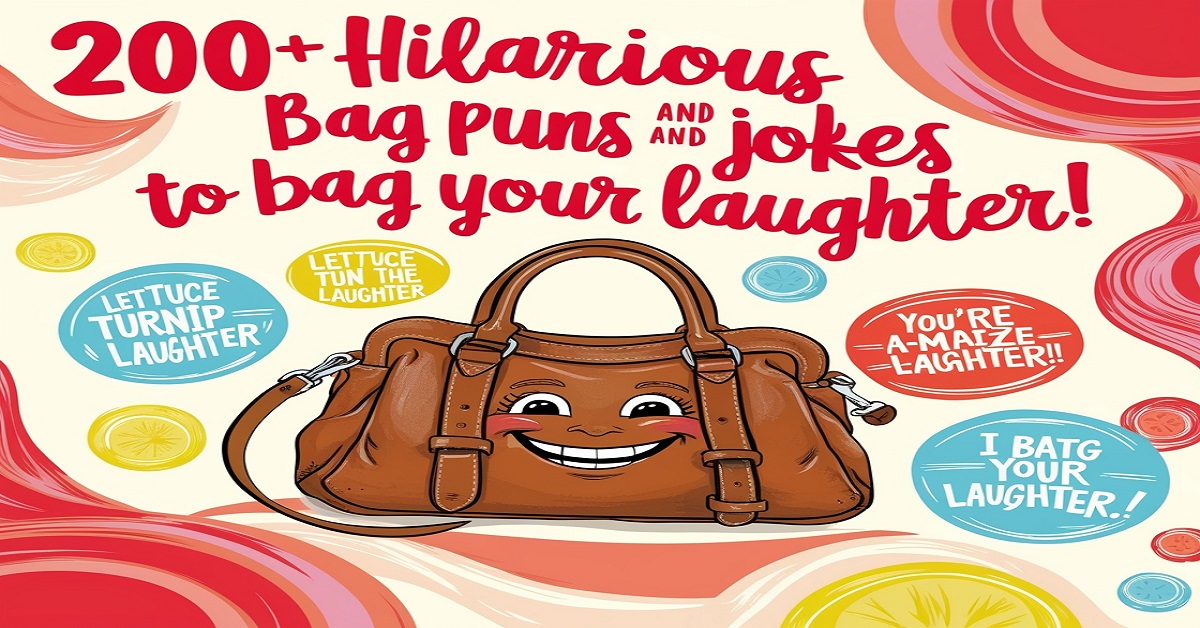 200+ Hilarious Bag Puns and Jokes to Bag Your Laughter!