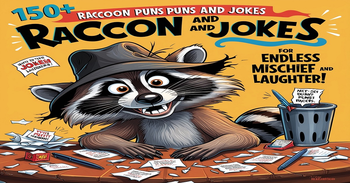 150+ Raccoon Puns and Jokes for Endless Mischief and Laughter!