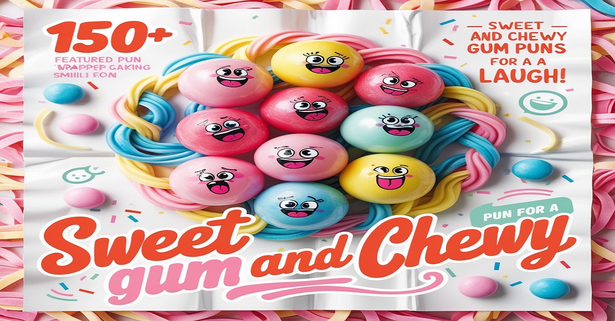 150+ Sweet and Chewy Gum Puns for a Laugh!