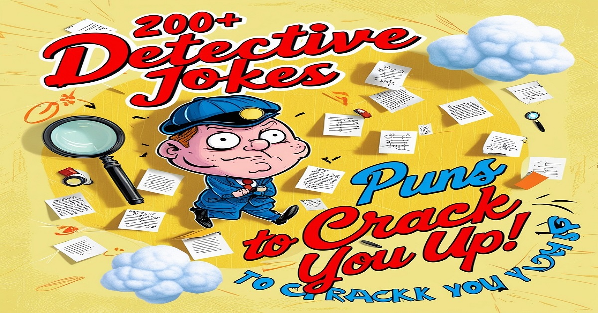 200+ Detective Jokes & Puns to Crack You Up!