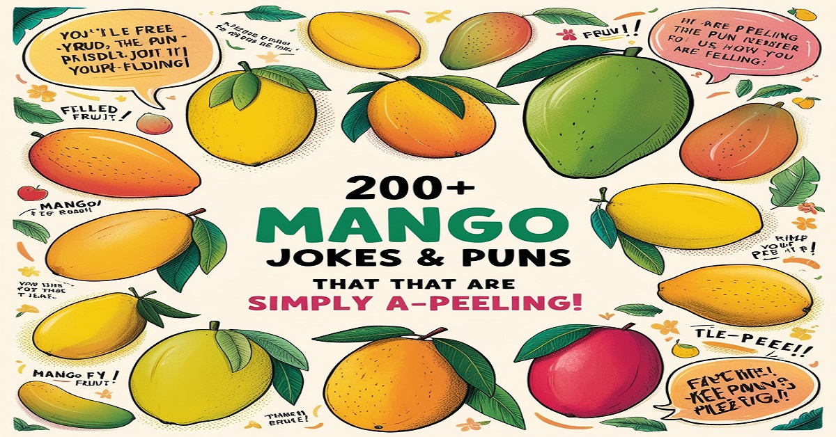 200+ Mango Jokes & Puns That Are Simply a-Peeling!