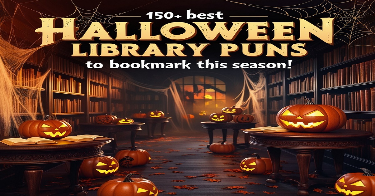 150+ Best Halloween Library Puns to Bookmark This Season!