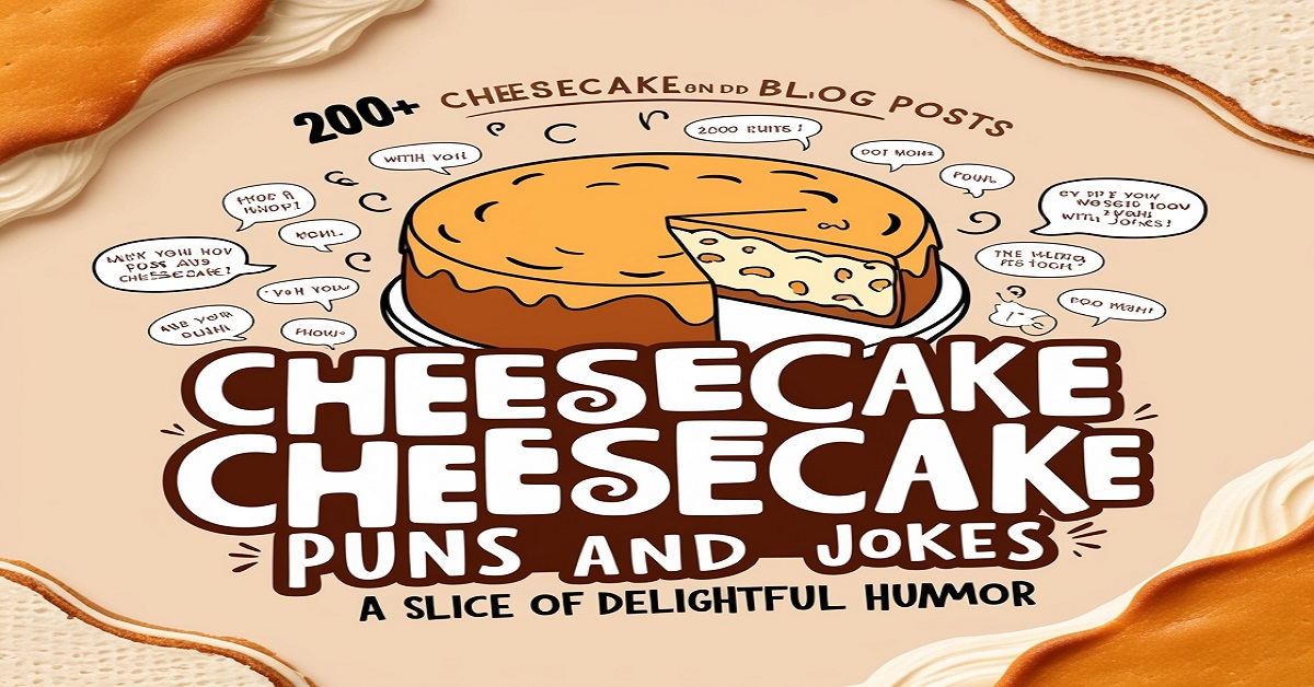 cheesecake puns