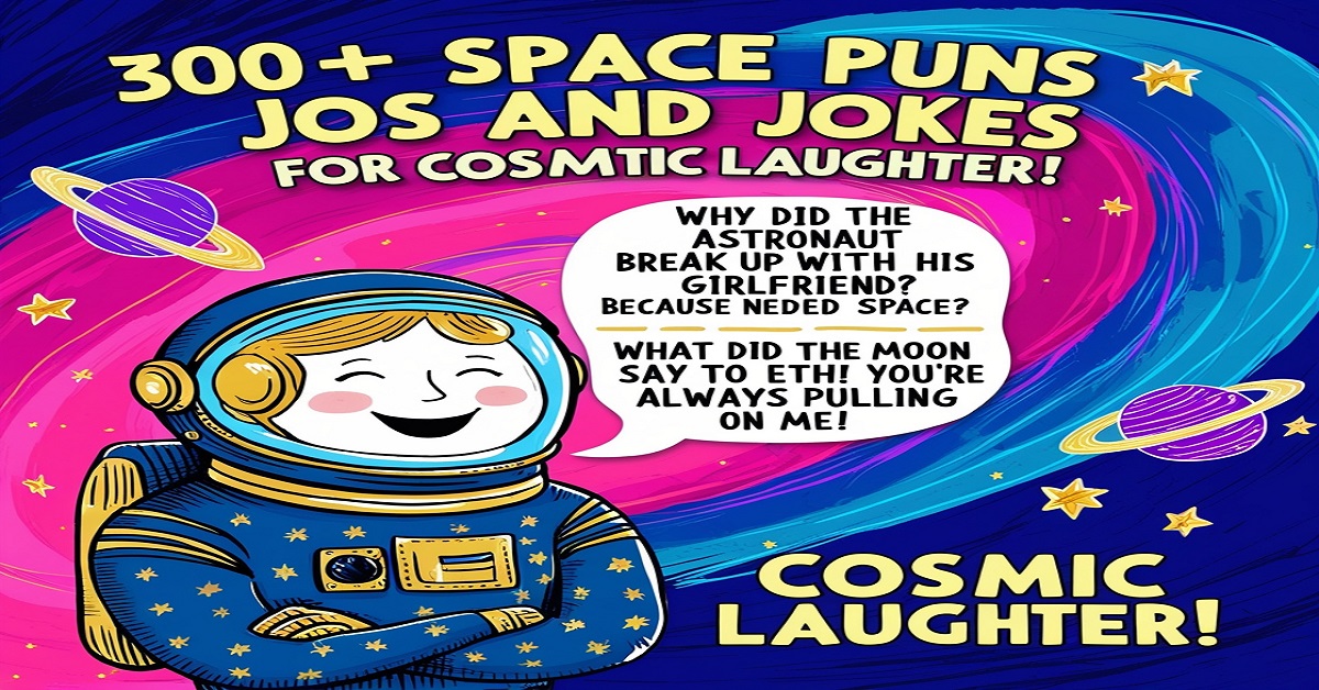 300+ Space Puns and Jokes for Cosmic Laughter!