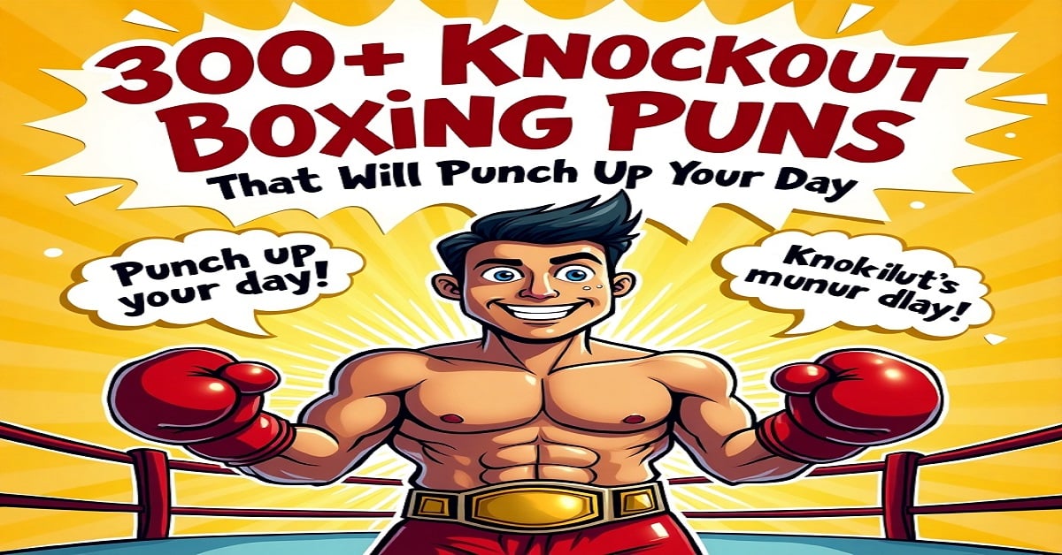 300+ Knockout Boxing Puns That Will Punch Up Your Day