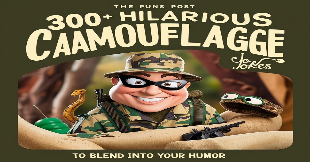 300+ Hilarious Camouflage Jokes to Blend Into Your Humor